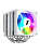 ����� 1STPLAYER CRYO CY12L-D White / 6HPx6mm, dual tower, 2x120mm ARGB fans, 750-1900 RPM, 57.6 CFM, 38.2 dBA / CY12L-D-WH