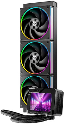 ������� �������� ���������� ID-Cooling DL360 Max ARGB Soc-AM5/AM4/1200/1700/1851 ������ 4-pin 14-31.2dB Al+Cu LCD 350W Ret