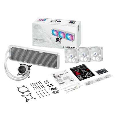 ������� �������� ���������� ASUS ROG Strix LC III 360 ARGB, 4-pin, ARGB, 120��, White, retail (90RC00W3-M0CAY0)
