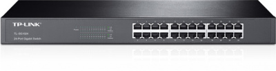 TP-Link TL-SG1024 ���������� 24LAN 10/100/1000Mb/s Unmanagersd Gigabit Rackmount Switch