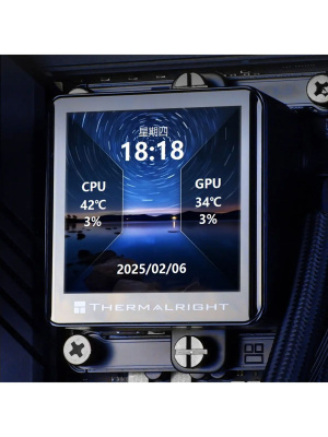 ������� �������� ���������� Thermalright Frozen Vision 360 ARGB Black V2 / 3x120mm ARGB PWM Fans / TRFV360ABV2