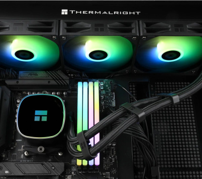 ������� �������� ���������� Thermalright Frozen Horizon 360 V2 ARGB Soc-AM5/AM4/1200/1700/1851 ������ 4-pin 29.5dB Al Ret (F-HORIZON-360-BL-V2)