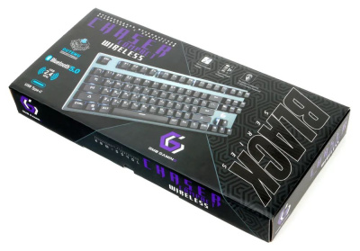 ���������� ������������ Gembird KBW-G540L, ������������,BT 5.0/2,4���, ���,������.Outemu Blue,87 ��.,���.���.