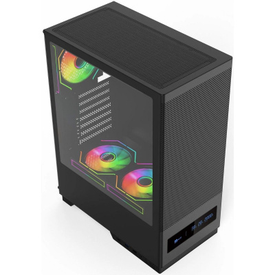 ������ ��� �� ACD Citadel 108DB ATX, Type-C + 2 X USB ports + HD audio combo, Mesh, TG, Black