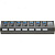 USB ��� 5BITES HB37-303PBK, BLACK