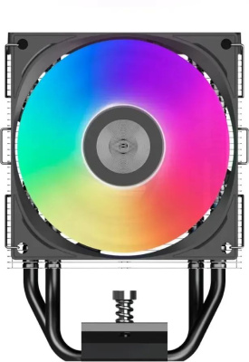 ����� ��� ���������� PCcooler R400 ARGB BK, 92��, ������, retail (R400-BKAWYX-US)