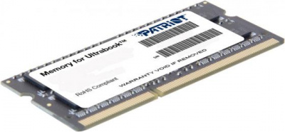 ����������� ������ ��� ��������� SO-DDR3 4Gb PC12800 1600MHz Patriot PSD34G1600L2S