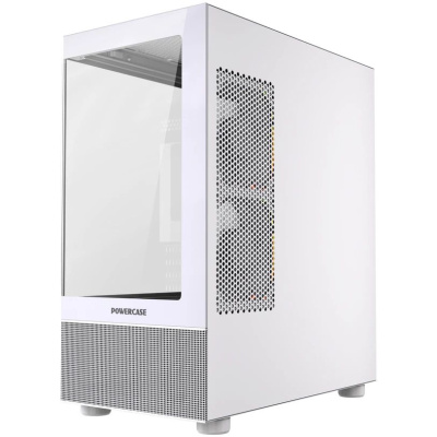 ������ Powercase Vision Micro M2 ARGB, Tempered Glass, 3x 120mm ARGB PWM Fan, �����, mATX  (CVMWM2-A3)