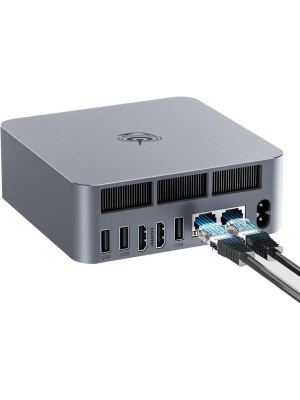 ����-�� Beelink EQi12, Intel Core i3-1220P/16 �� DDR4/500 �� SSD/Intel UHD Graphics/Windows 11 Pro, ����� (BL/EQi12-D4/1220P/16G/500G/Milky Grey)