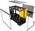 Корпус Geometric Future Model 3 Black Yellow with fans / mATX / 5x120mm ARGB fans / 1AM3NZBY00110 Корпус Geometric Future Model 3 Black Yellow with fans / mATX / 5x120mm ARGB fans / 1AM3NZBY00110