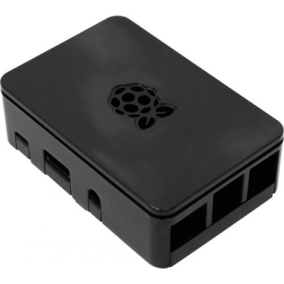 ������ ACD Black ABS Plastic case with Logo for Raspberry Pi 3 B, ��������� � ���������� VESA Mount RA179