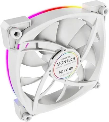 ���������� Montech RX120 ����������� ARGB 120x120x25mm ����� 4-pin 27dB 145gr Ret (RX120 PWM WHITE)
