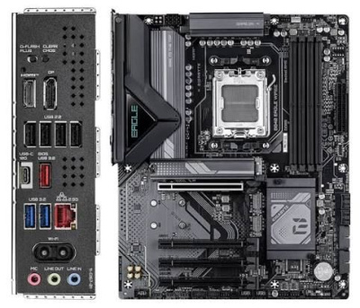 ����������� ����� Gigabyte B840 EAGLE WIFI6E, Socket AM5, AMD B840, ATX, Ret