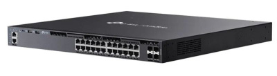TP-Link SG6428XHP, ����������� ����������� ���������� 3�� ������ Omada � 24 ����������� ������� PoE+ � 4 ������� SFP+