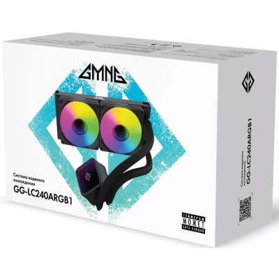 ������� �������� ���������� GMNG GG-LC240ARGB1 ARGB 120x120x25mm Soc-AM5/AM4/1151/1200/2066/1700 ������ Ret (GG-LC240ARGB1-BK)