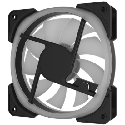 ���������� ��� ������� Powercase M21-12 ARGB Black, Bulk