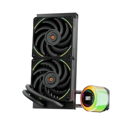 ������� �������� ���������� 1STPLAYER CC 240 Black / 2x120mm, ARGB / CC-240-BK