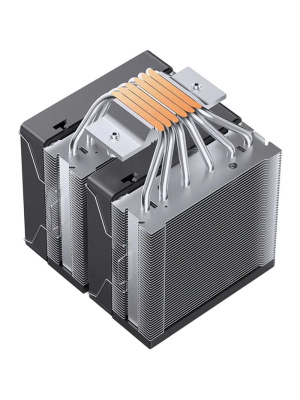 ����� JONSBO CR-3000E LGA1700/1200/115X/AM5/AM4 (TDP 260W, PWM, 2 x 120mm Black Fan, 7 �������� ������, 4-pin) Retail