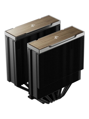 ����� DEEPCOOL AK620 G2 LGA1851/1700/1200/115X/AM5/AM4 (8��/���, TDP 260W, PWM, DUAL Fan 120mm, 6 ����. ������, Copper Base, Wood-grain top cover, ������) RET (R-AK620G2-BKNNMN-GJD)