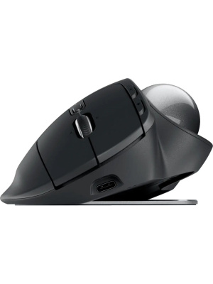������� Logitech Trackball MX Ergo S ���������� ���������� 2048dpi �������. BT/Radio USB (910-007261)