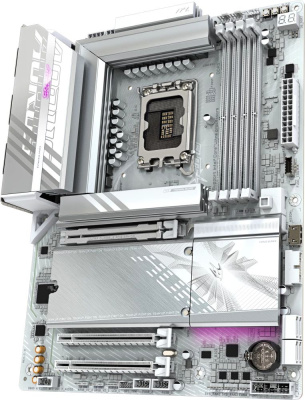 ����������� ����� Gigabyte B860 AORUS ELITE WIFI7 ICE ATX, Intel B860, LGA 1851, Ret
