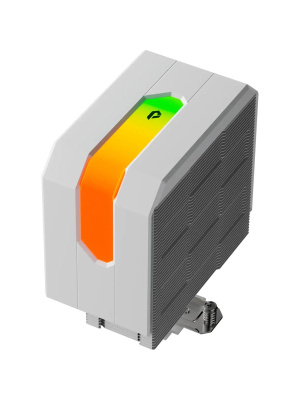 ����� upHere UP1TC4C White ARGB / 4HPx6mm, 230W TDP, single tower, 1x120mm ARGB fan, 600-1650RPM, 68 CFM, 25dBA / UP1TC4C