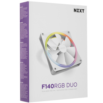 ����� ��� ������� �� NZXT F140 RGB Duo RF-D14SF-W1 White