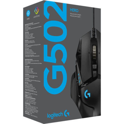 Logitech G502 HERO (910-005474) ���� ����������, ���������, 16000 dpi, USB, ����: ������