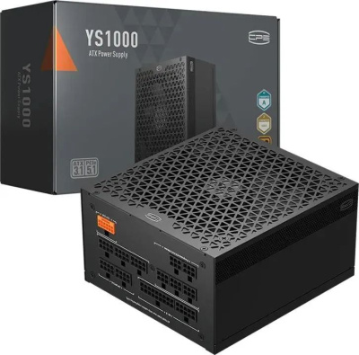 ���� ������� PcCooler ATX 1000W P5-YS1000 -G1F Gen.5 80+ gold, 1000��, 135��, ������, retail P5-YS1000-G1FFBK1-EU