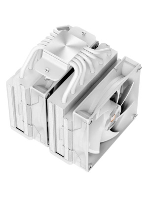 ����� Ocypus Delta A62 WH ARGB, 2x120mm ARGB FAN, Top Panel, 6 HEAT PIPES, 4-PIN PWM, 500-2000 RPM, 29DBA, HYDRO BEARING, LGA115X/1200/1700/18XX, AM4/AM5