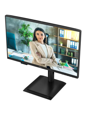 ������� AOC 24P4U 23.8" 1920x1080 WLED 16:9 IPS 300cd, 1500:1, 20M:1, 4ms, 178�/178�, VGA, HDMI, DP, USB hub: USB3.2x3, USB-B3.2, USB-C(15W), 120Hz, Speakers, Tilt, Height, Swivel, Pivot, Internal, VESA, Black, 3y