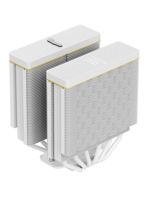 ����� Ocypus Iota A62 WH, 2x120mm FAN, Display Panel, 6 HEAT PIPES, 4-PIN PWM, 500-2000 RPM, 29DBA, FDB, LGA115X/1200/1700/18XX, AM4/AM5