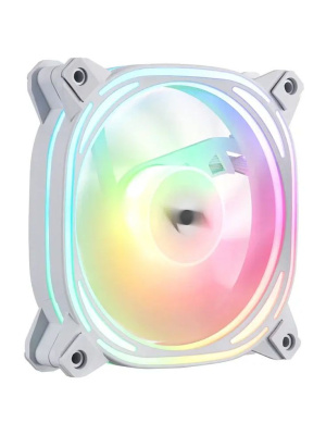���������� 1STPLAYER FB7 White / 120mm ARGB 3pin 5V PWM 4pin 12V 600-1800rpm 45.12cfm 47.2dBA / FB7-WH / BULK
