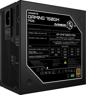 ���� ������� Gigabyte ATX 750W GP-GME750GM PG5 80+ gold, ������, retail (28200-G75GB-1CEUR)