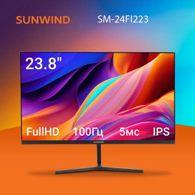 ������� SunWind 23.8" SM-24FI223 ������ IPS LED