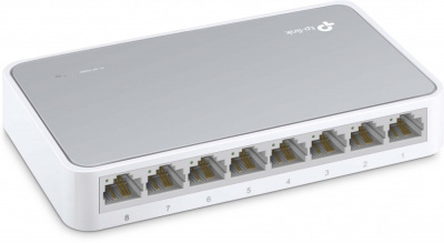TP-LINK TL-SF1008D ���������� ����������, 8 ������ RJ45 10/100 ����/�, ����������� ������.