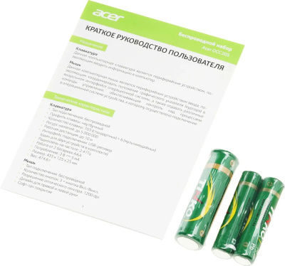 ���������� + ���� Acer OCC205 �������/������ USB ������������ slim (ZL.ACCEE.00E)