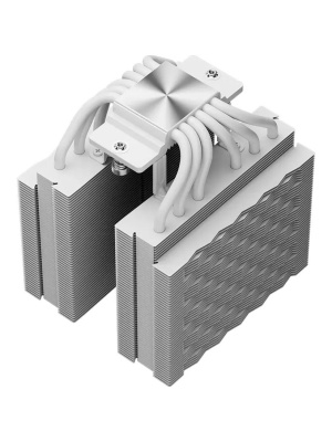 ����� ��� ���������� PCCooler RT620Pro TC ARGB WH (265W, 4-pin PWM, 157.5mm, Al/Cu, 6x6mm, 2x120mm, 73.32CFM, 34.9dBA, 2200RPM, S: 1851/1700/1200/115X, AM5/AM4, white)