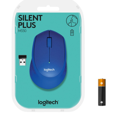 ���� ������������ Logitech M330 Silent Plus Blue (910-004925)
