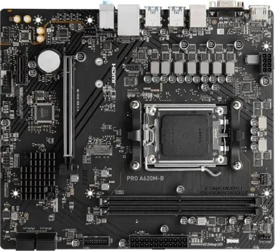 ����������� ����� MSI PRO A620M-B, SocketAM5, AMD A620, mATX, Ret