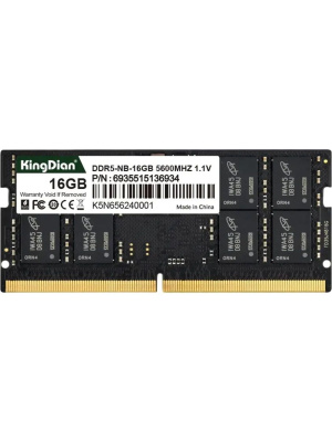 ����������� ������ KingDian DDR5 SO-DIMM 16Gb, 5600Mhz, [DDR5-NB-16GB-56-46] CL46