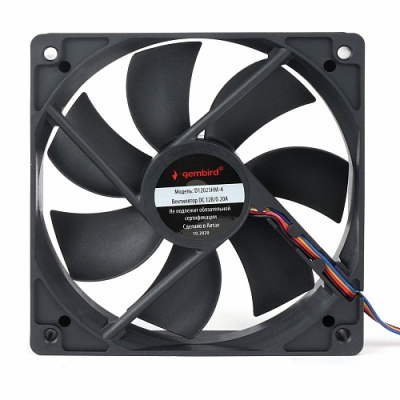 ���������� ��� ������� Gembird D8025SM-4 80x80x25, ������, 4 pin, ������ 30 ��