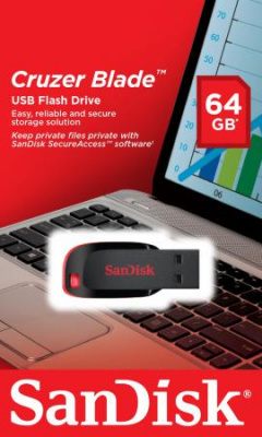 ������ USB 64Gb SanDisk Cruzer Blade SDCZ50-064G-B35 ������