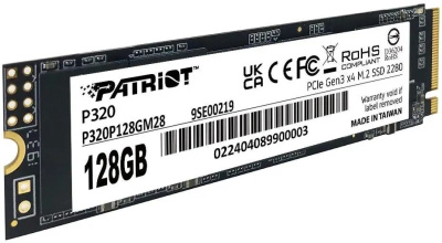 ���������� SSD Patriot PCIe 3.0 x4 128GB P320P128GM28 P320 M.2 2280