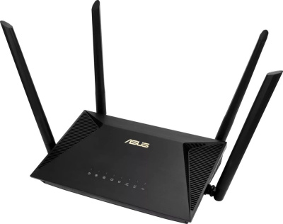 Wi-Fi ������ Asus RT-AX1800U, Wi-Fi 6, AX1800, 2.4/5���, 3 LAN, 1xUSB, ������