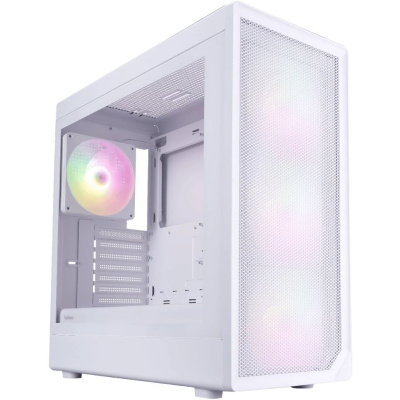 ������ 1STPLAYER AU8 ARGB White / E-ATX / 4x140mm ARGB fans / AU8-WH-4FE7-14-W