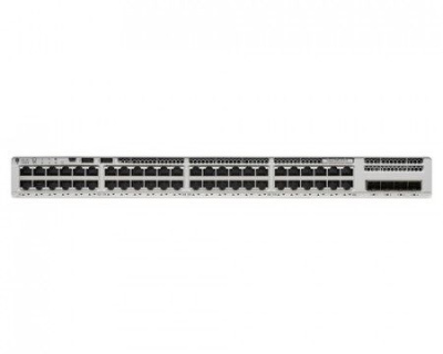 ���������� CISCO Catalyst 9200 48-port full PoE+, Modular uplink option, PS 1x1kW, Network Essentials, PoE 740/1440W , C9200-48P-E