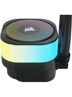 ������� ����������� ���������� Corsair iCUE LINK TITAN 360 RX RGB (360mm, Black, RGB/ Fans: 3x120mm, 73.5CFM, 36dBA, 2100RPM/ S: 1851, 1700, AM5, AM4)