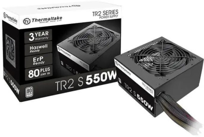 ���� ������� Thermaltake ATX 550W TR2 S V2 80 PLUS WHITE (20+4pin) APFC 120mm fan 5xSATA RTL