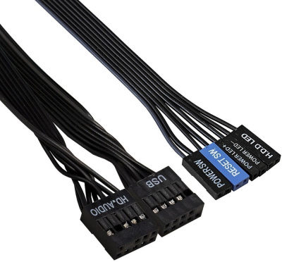 ������ Exegate AA-440-AA500 Black ATX, mATX, Mini-ITX, Midi-Tower, 500 ��, 2xUSB 2.0, Audio